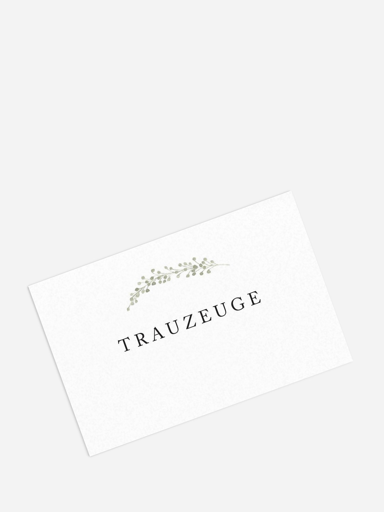 Tischkarte Hochzeit Scandi Eucalyptus