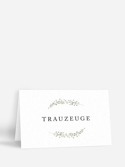 Tischkarte Hochzeit Scandi Eucalyptus