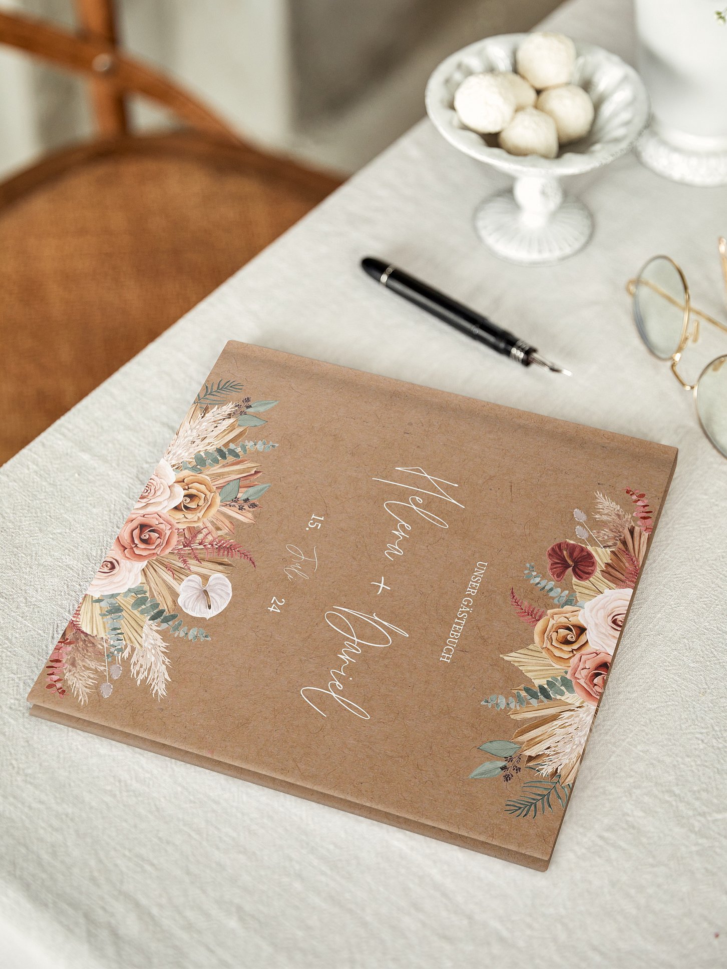 Gästebuch Bohemian Florals