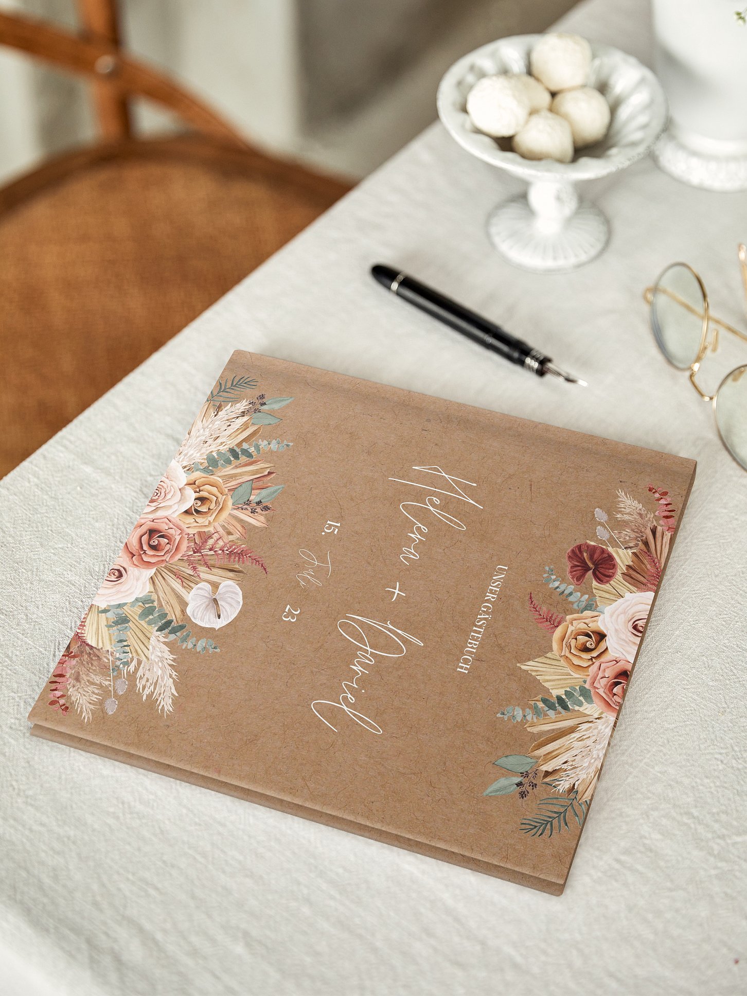 Gästebuch Bohemian Florals