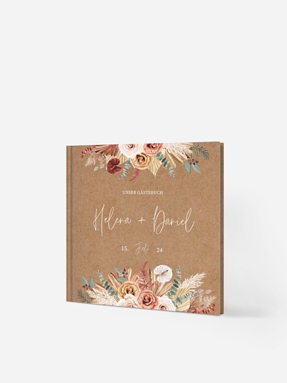 Gästebuch Bohemian Florals