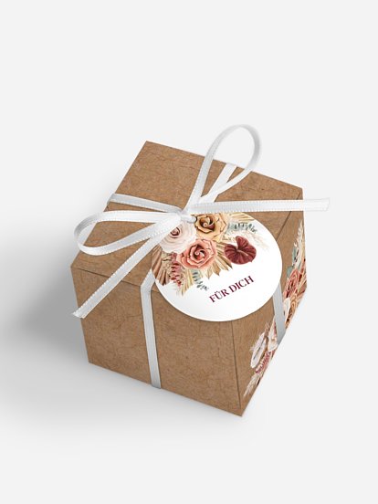 Gastgeschenkbox Bohemian Florals