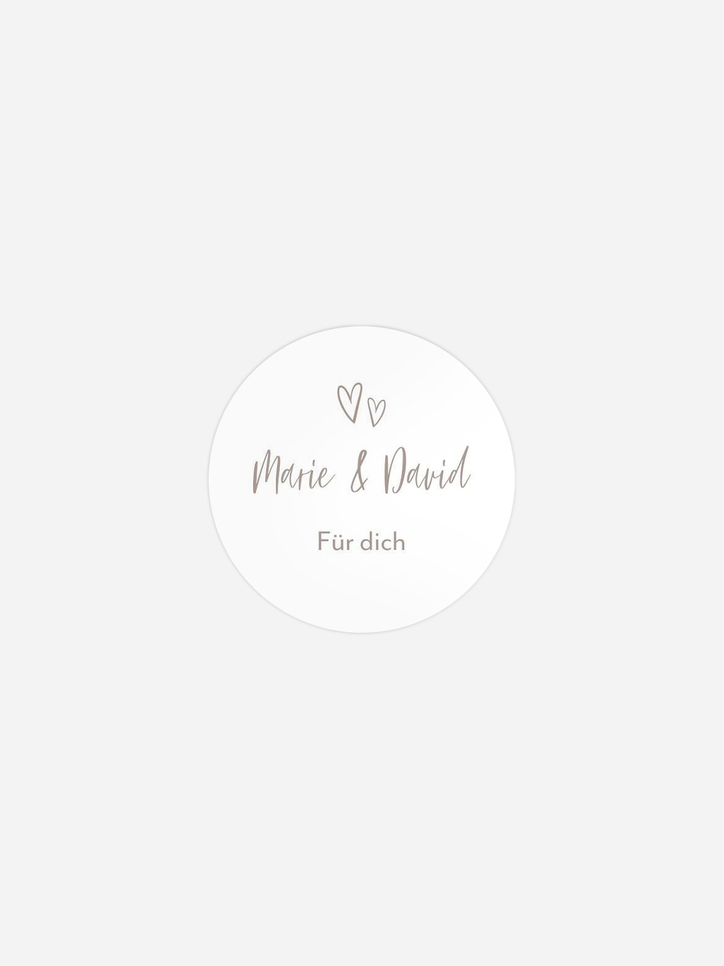 Geschenkaufkleber Hochzeit Lovestory