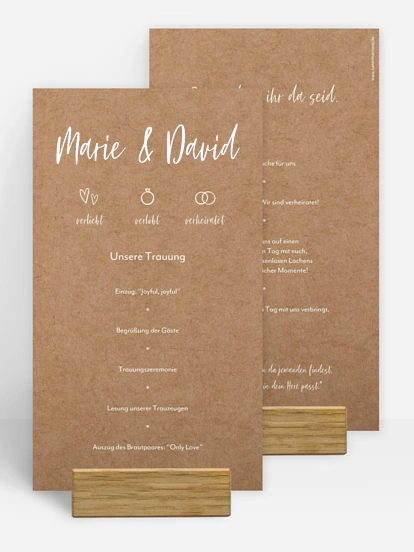 Kirchenheft Hochzeit Lovestory