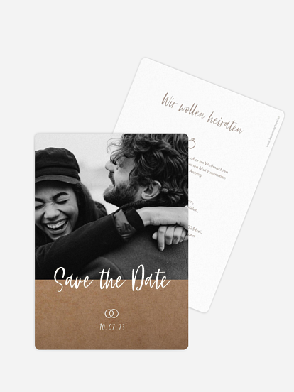 Save-the-Date Karte Lovestory