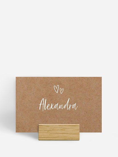 Tischkarte Hochzeit Lovestory