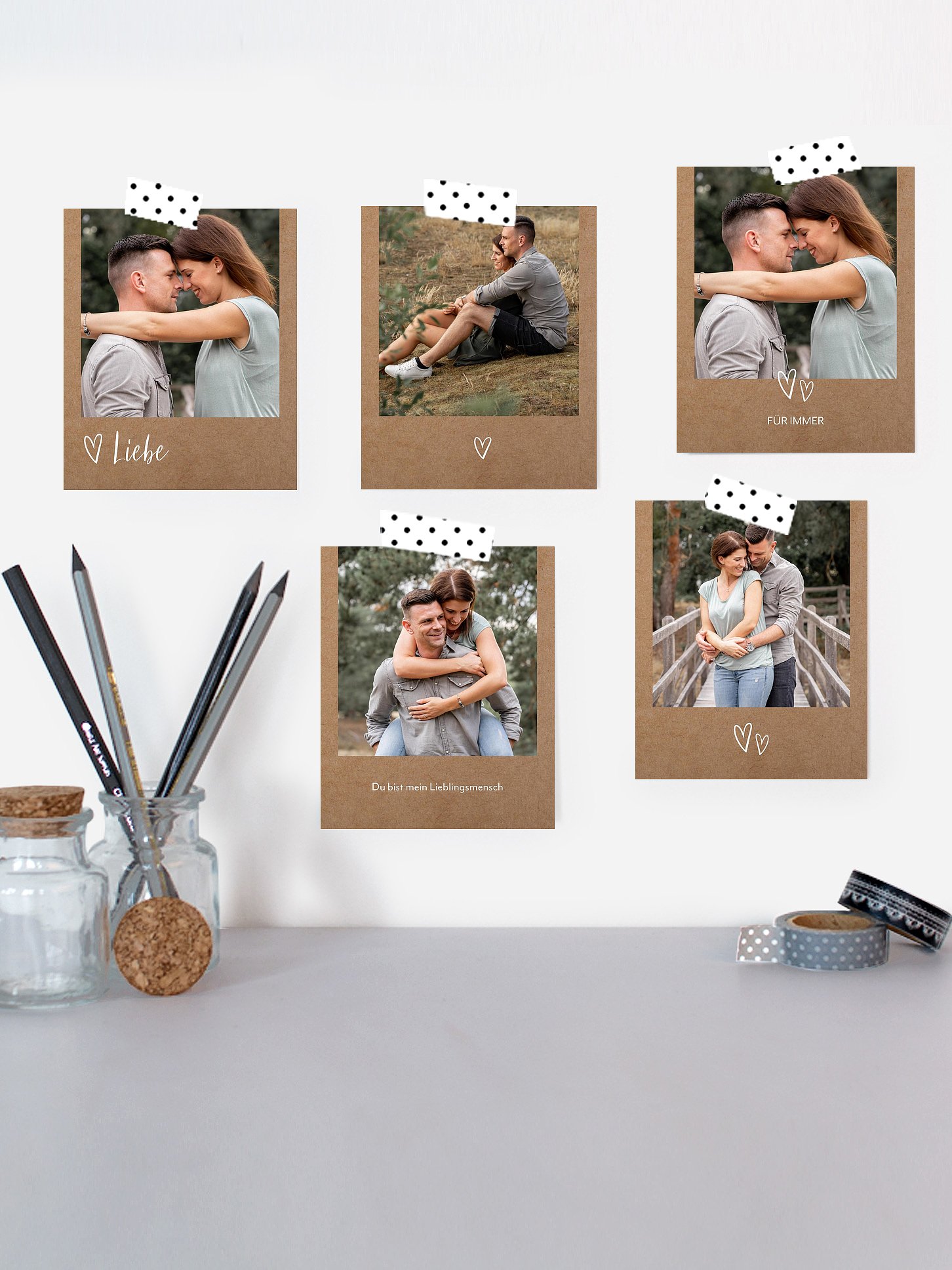 Retro Bilder Valentinstag Lovestory