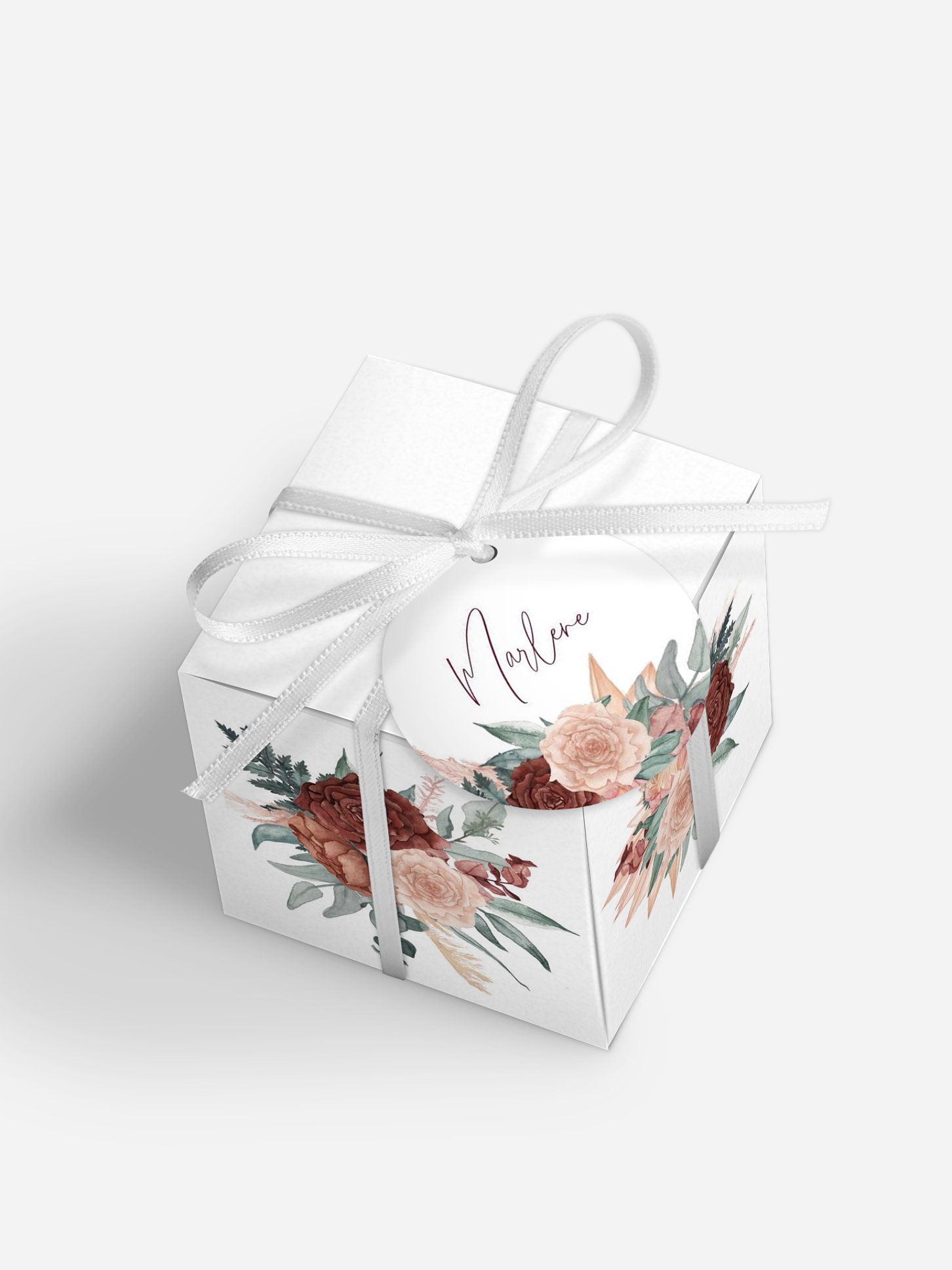 Gastgeschenkbox personalisiert Modern Boho