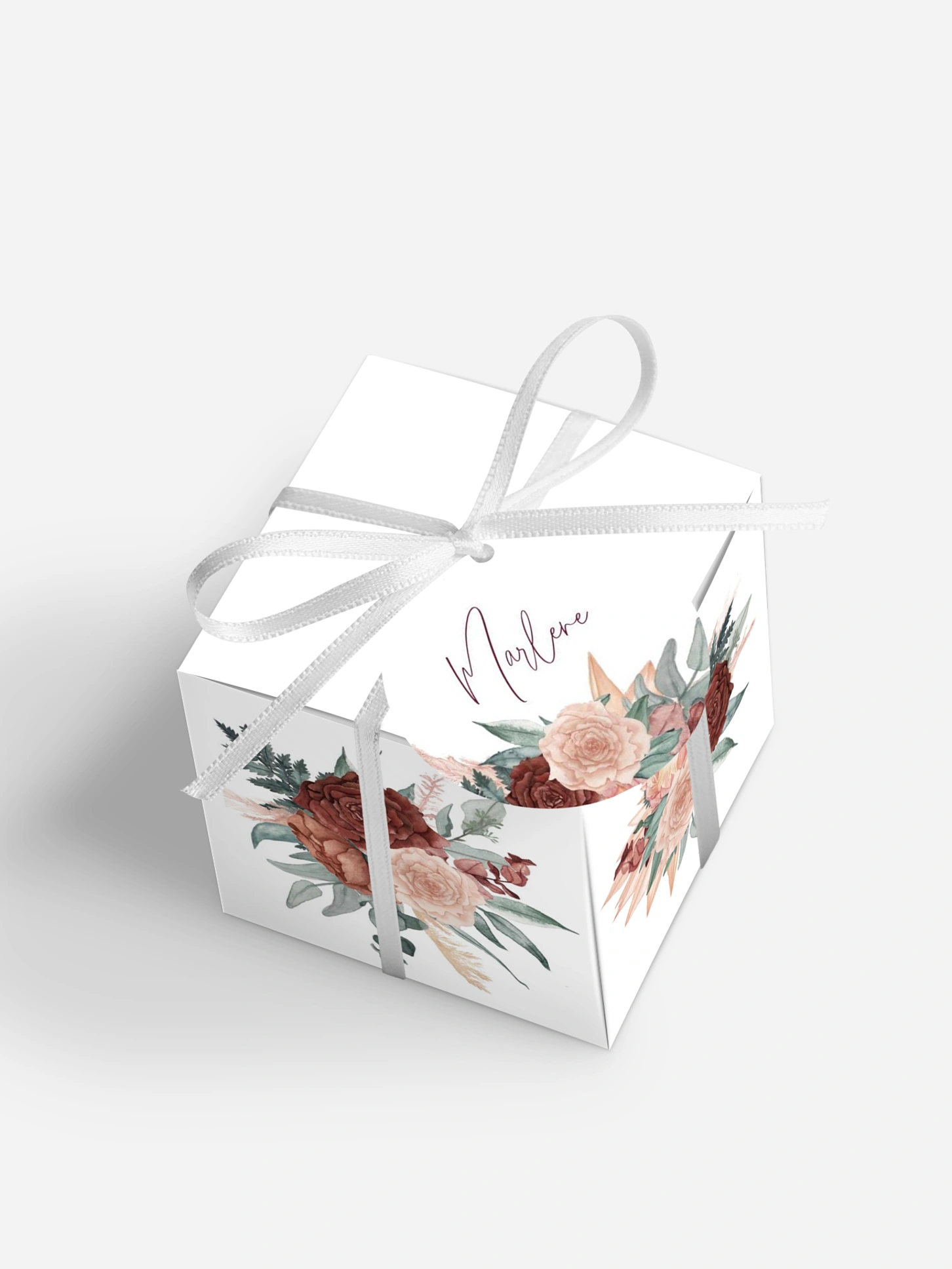 Gastgeschenkbox personalisiert Modern Boho