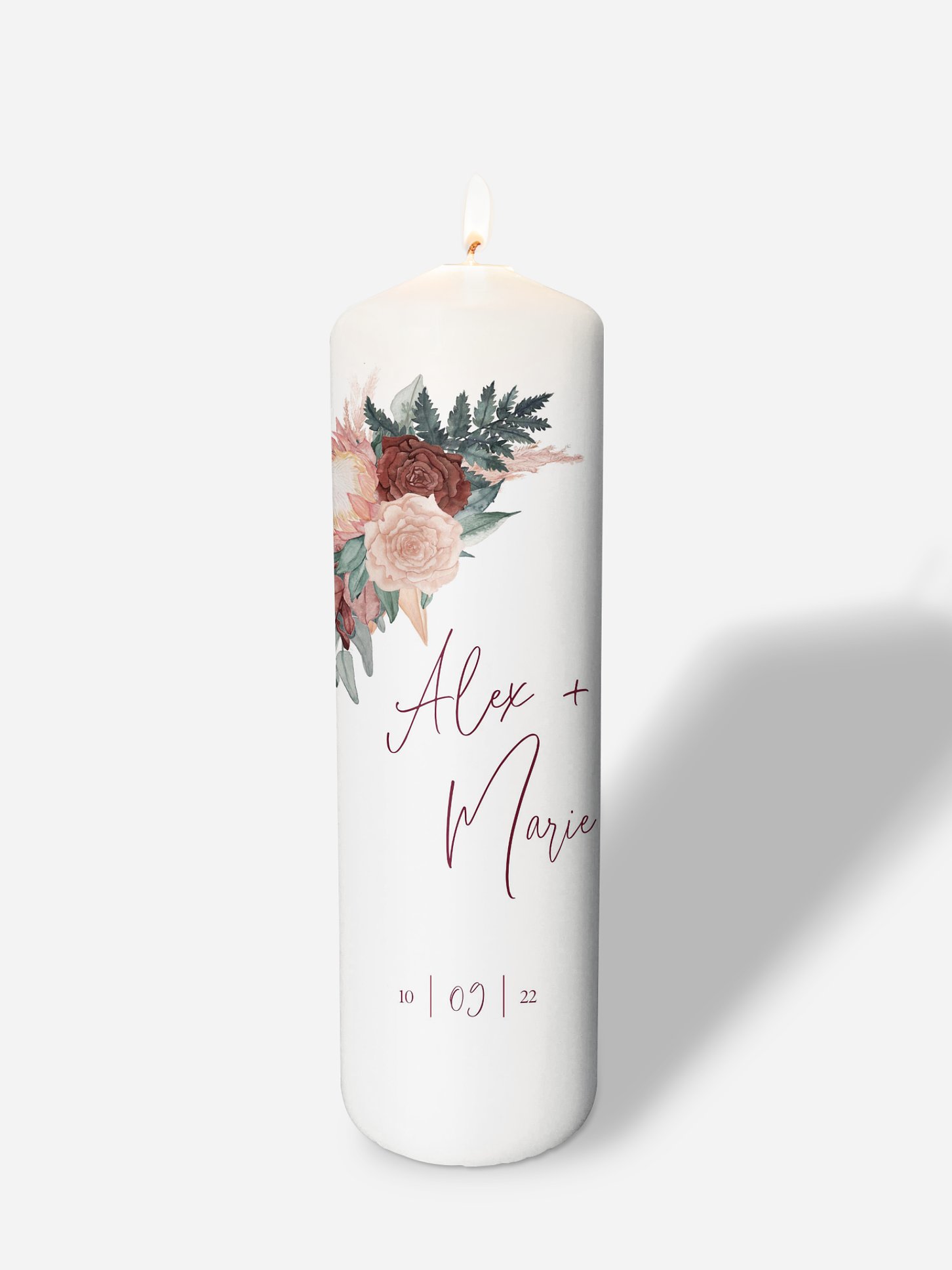 Hochzeitskerze Modern Boho
