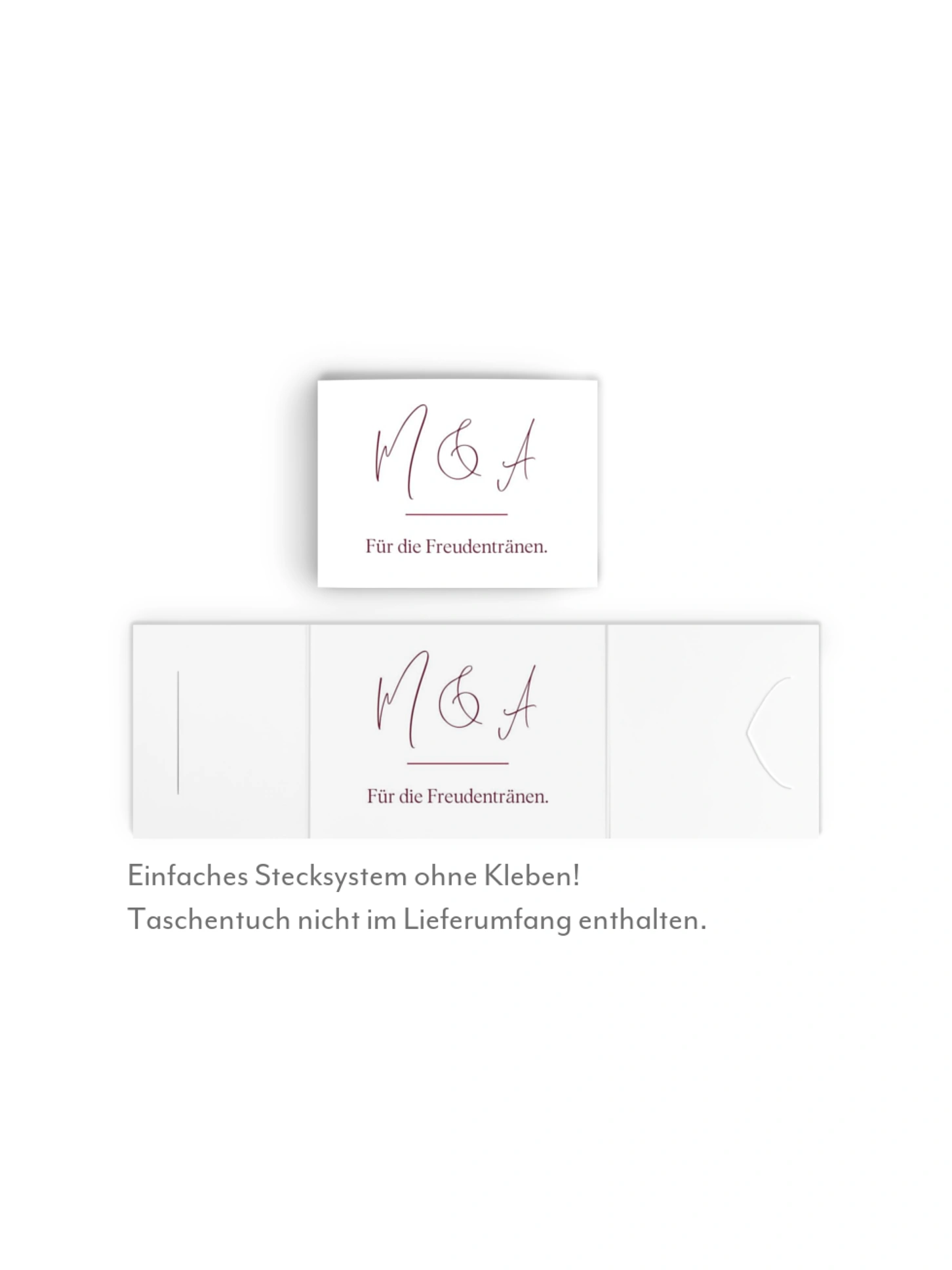 Freudentränen-Taschentücher Modern Boho