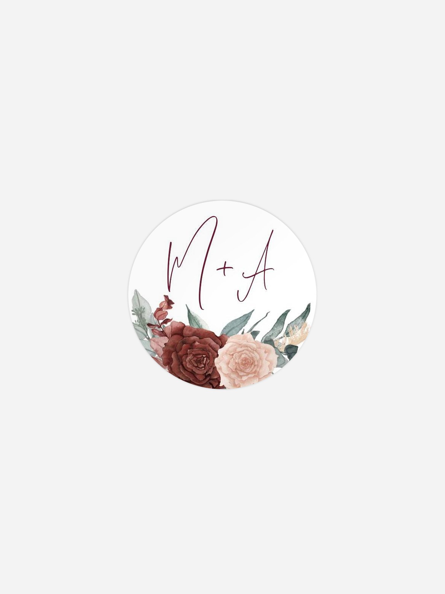 Geschenkaufkleber Hochzeit Modern Boho