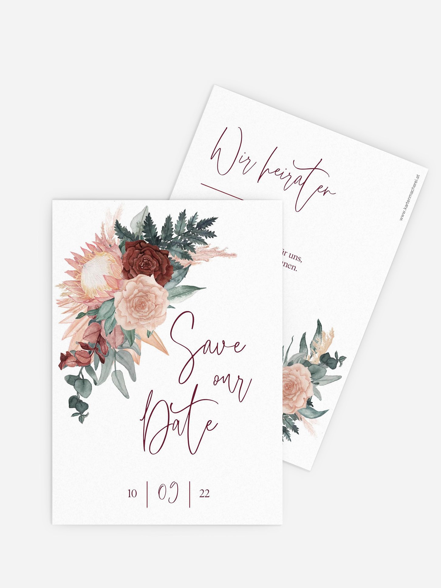 Save-the-Date Karte Modern Boho