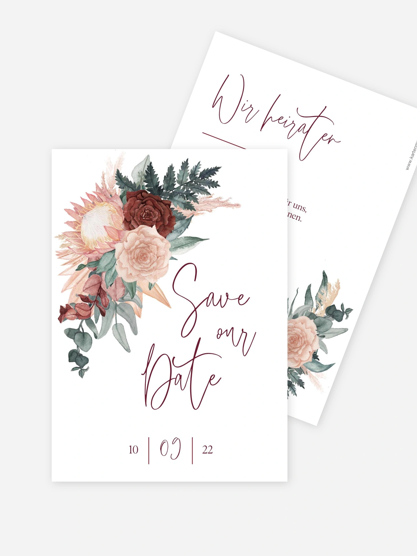 Save-the-Date Karte Modern Boho