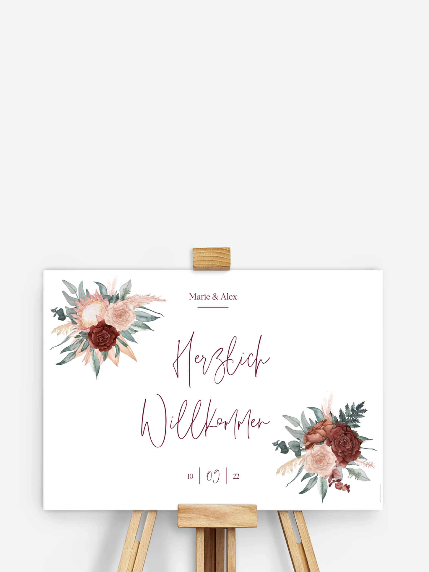 Willkommensschild Modern Boho