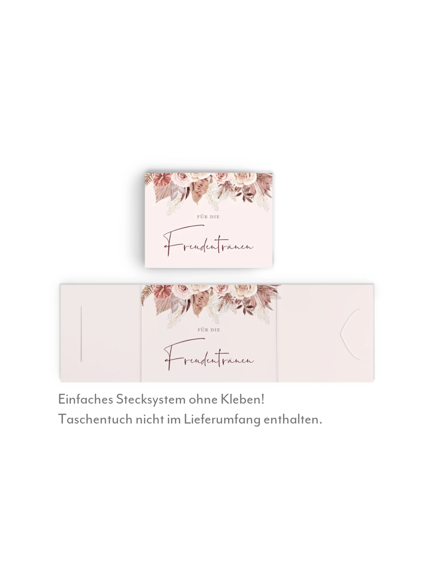 Freudentränen-Taschentücher Terracotta Love