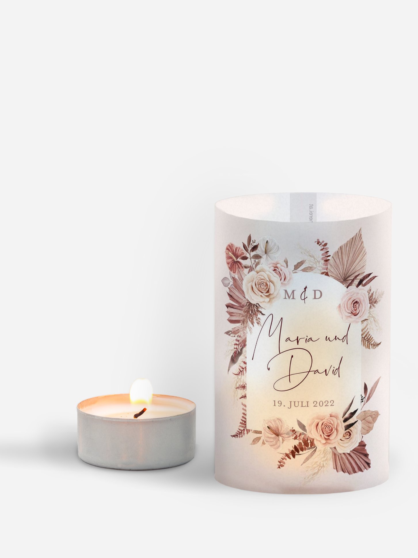 Windlichter Terracotta Love