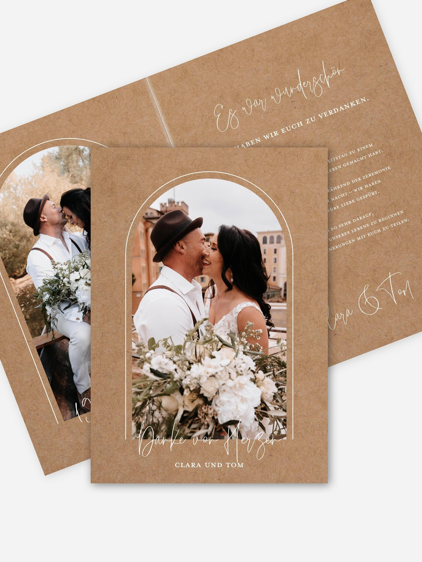 Dankeskarte Hochzeit Love Adventure