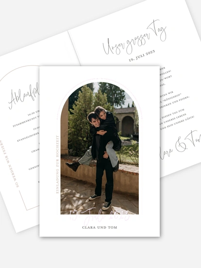 Hochzeitseinladung Love Adventure