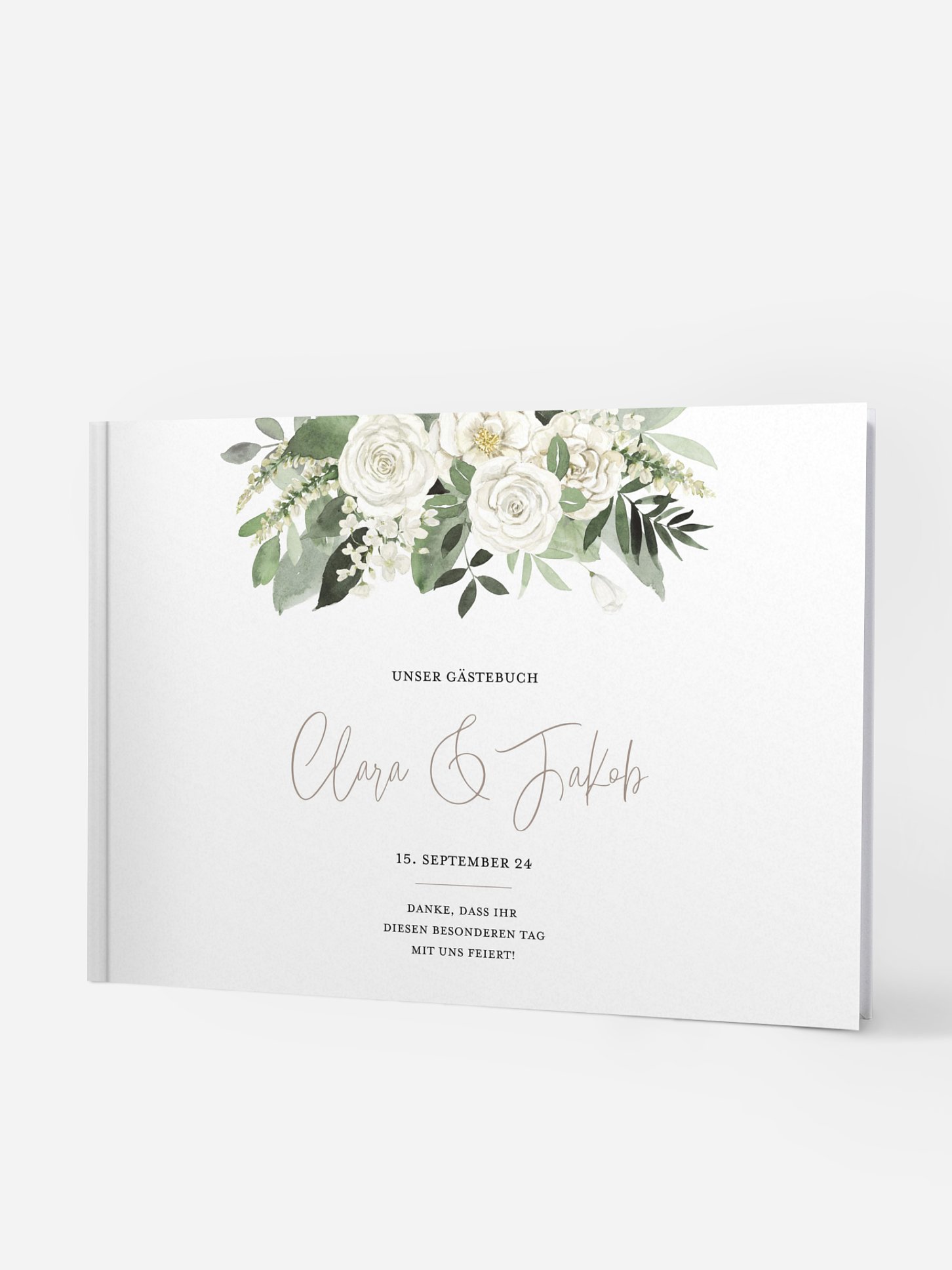Gästebuch White Bouquet