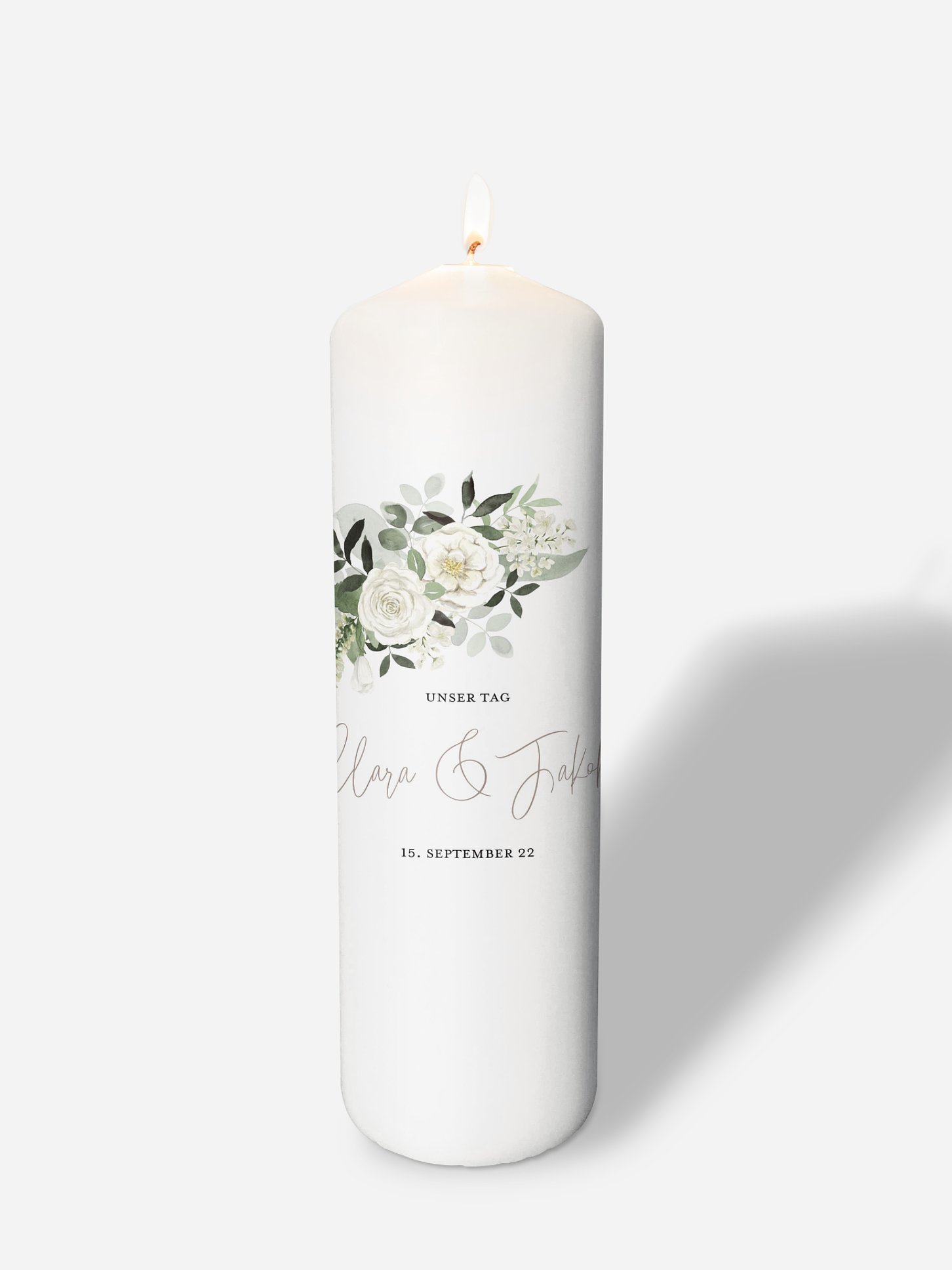 Hochzeitskerze White Bouquet