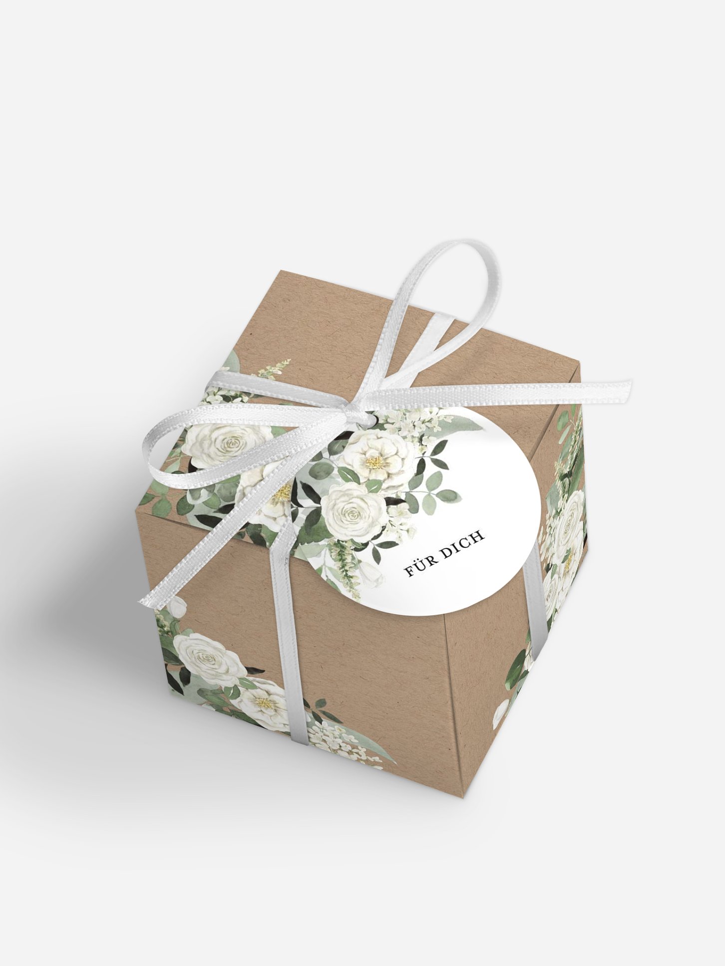 Gastgeschenkbox White Bouquet
