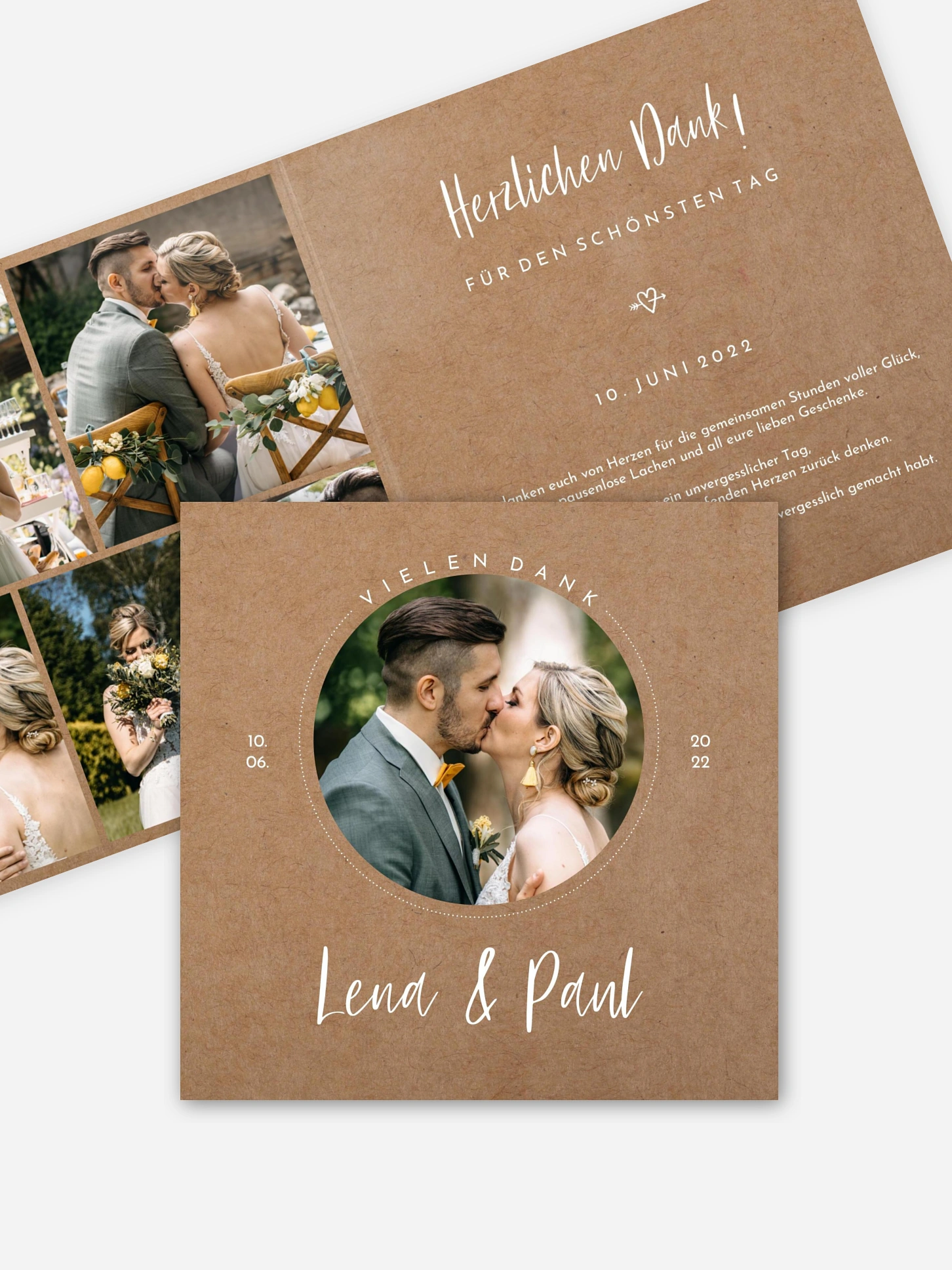 Dankeskarte Hochzeit Mountain Love