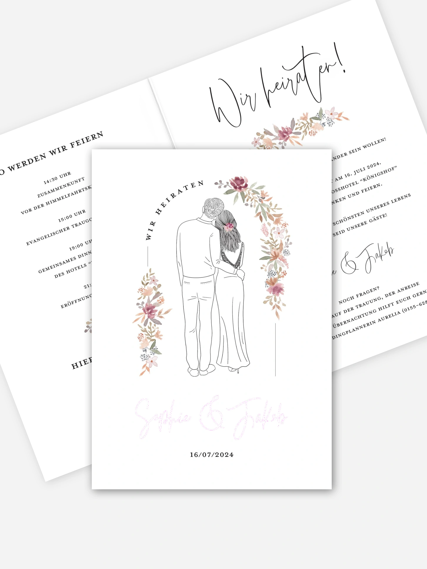 Hochzeitseinladung Soulmates