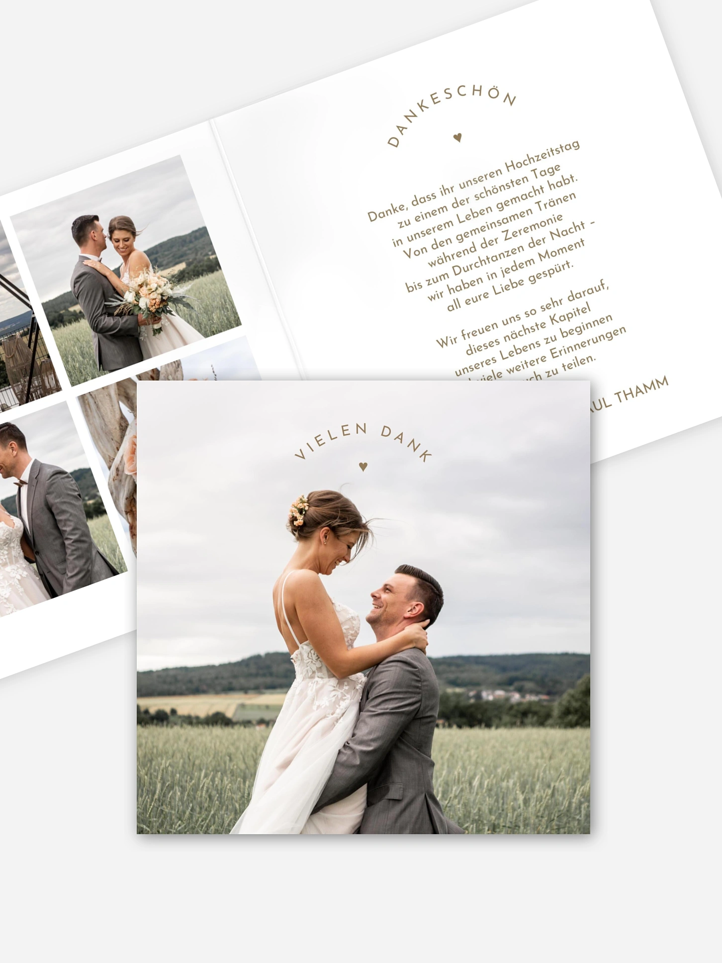 Dankeskarte Hochzeit Wanderlust