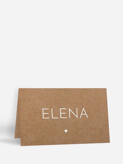 Tischkarte Hochzeit Wanderlust