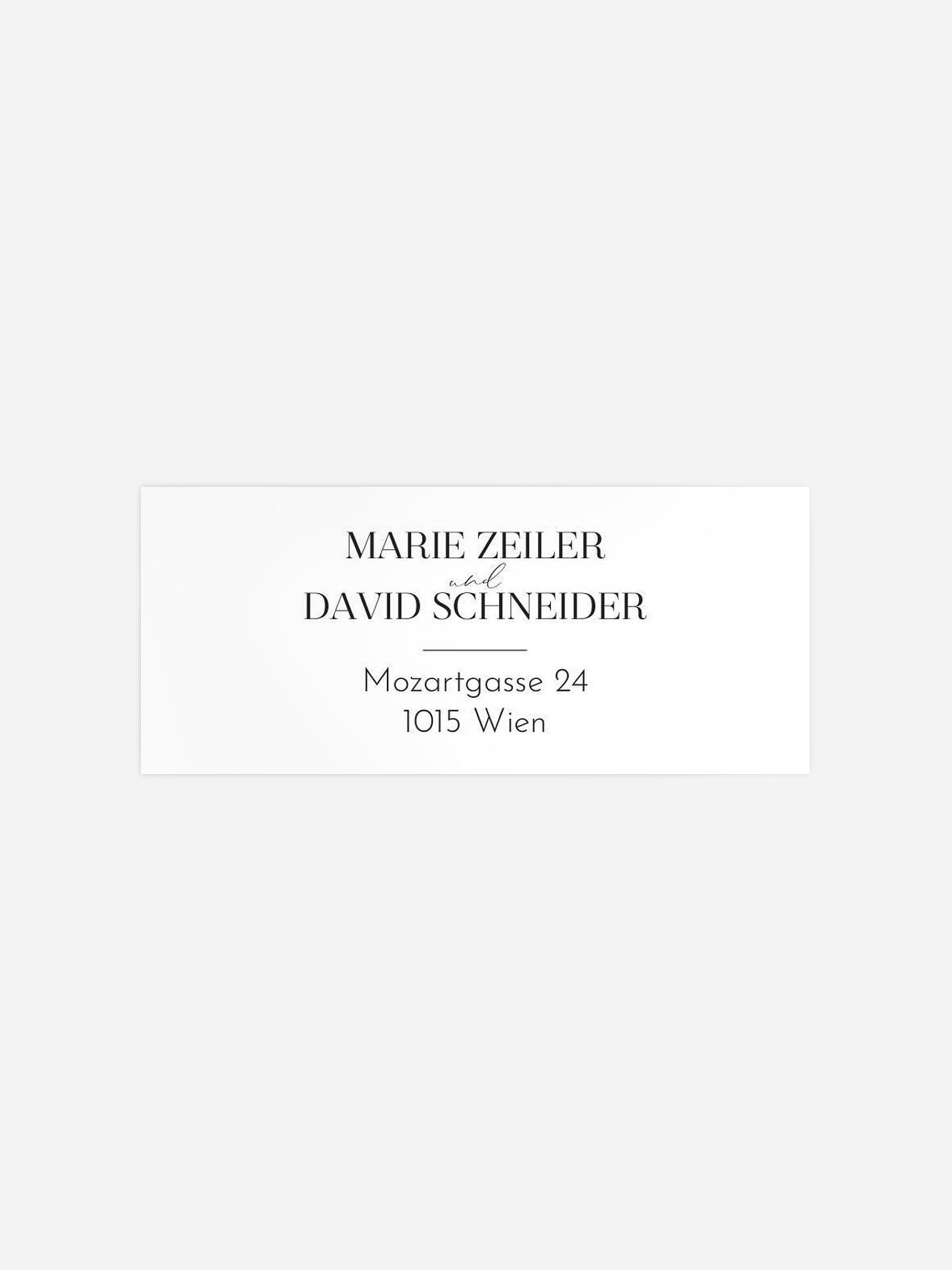 Absenderaufkleber Hochzeit Hold Me