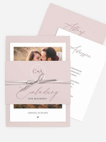 Hochzeitseinladung Young Love