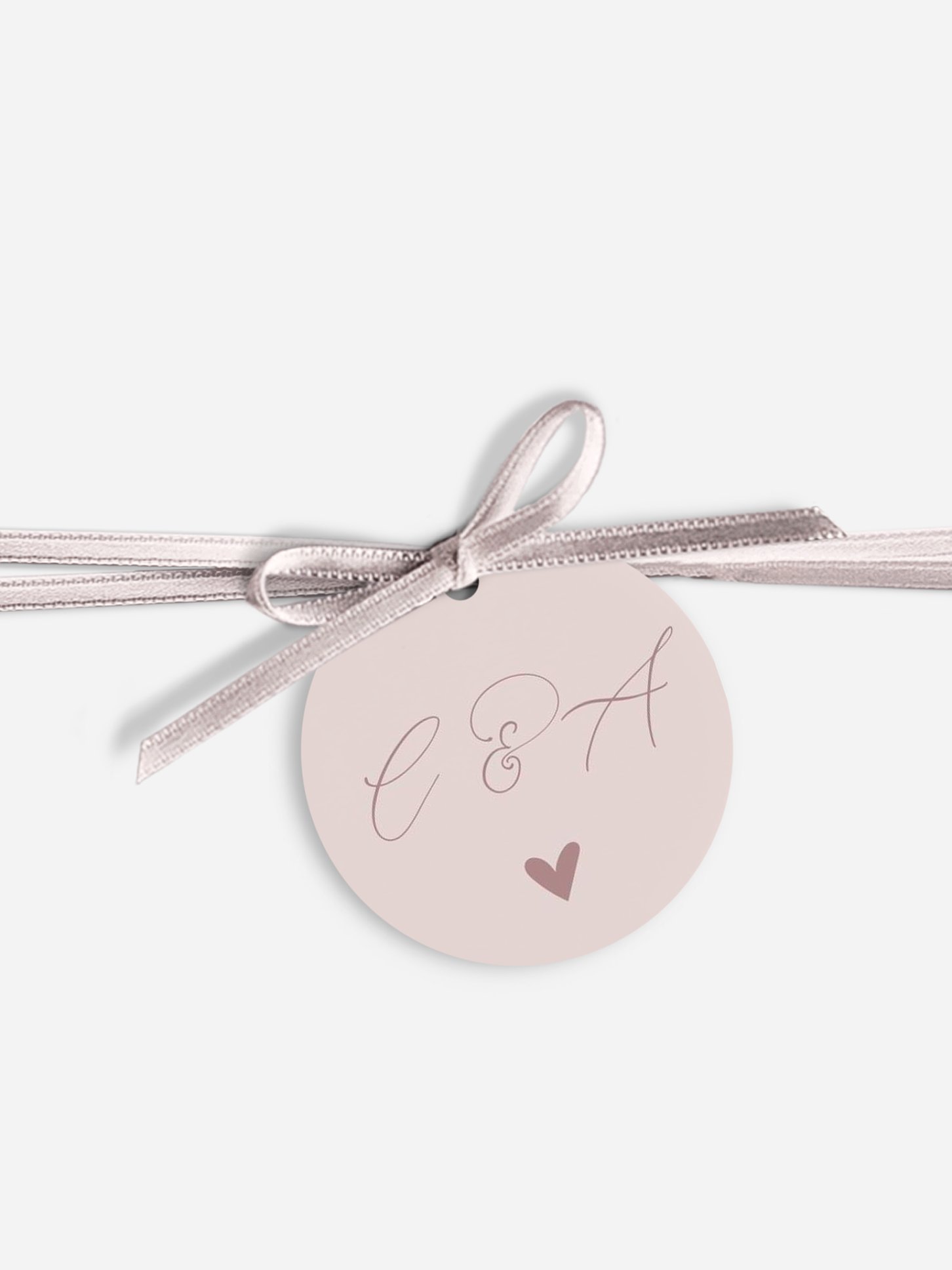 Anhänger mit Band zur Hochzeit Young Love