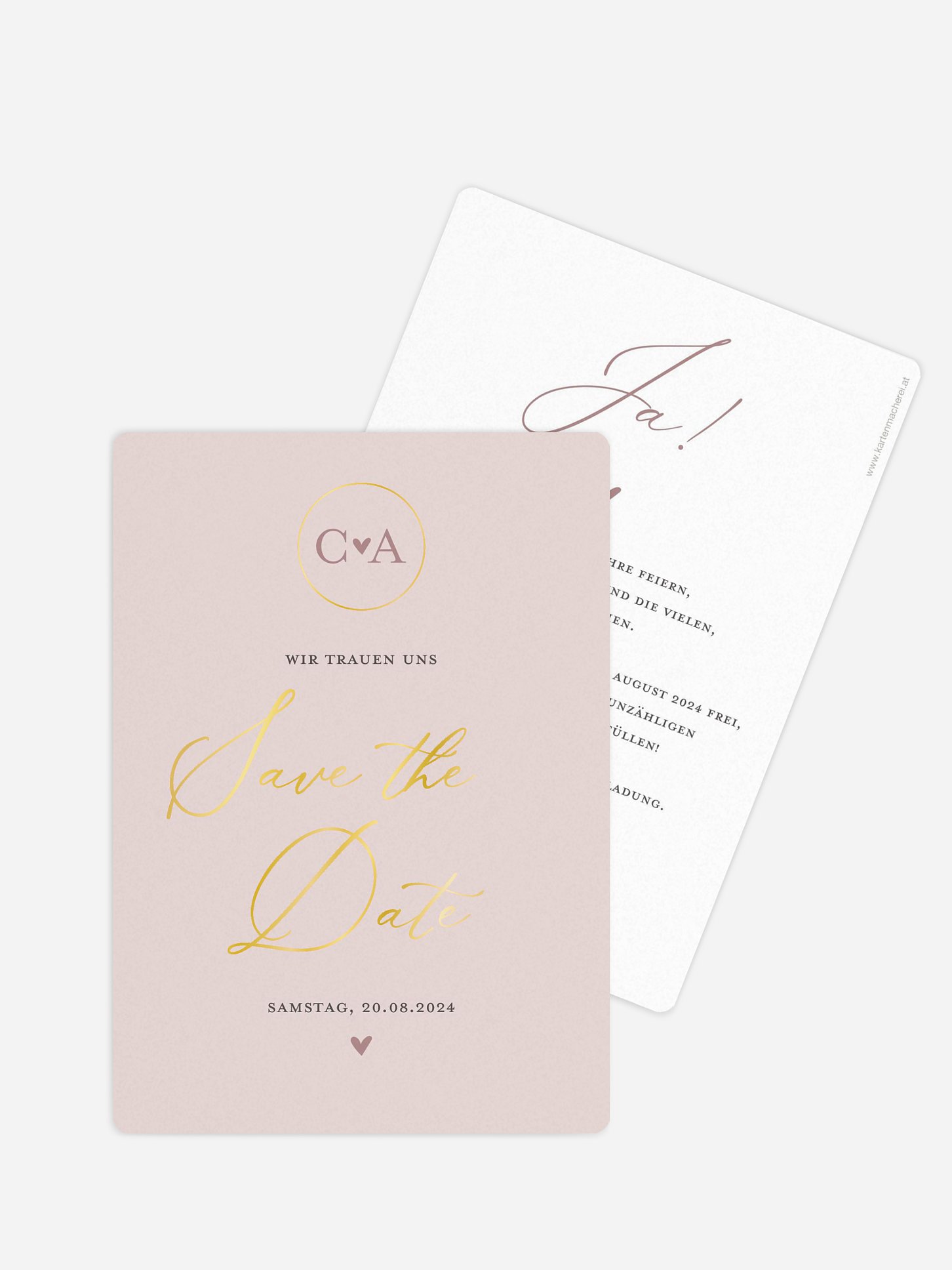 Save-the-Date Karte Young Love