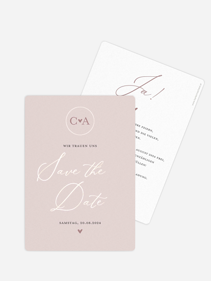 Save-the-Date Karte Young Love