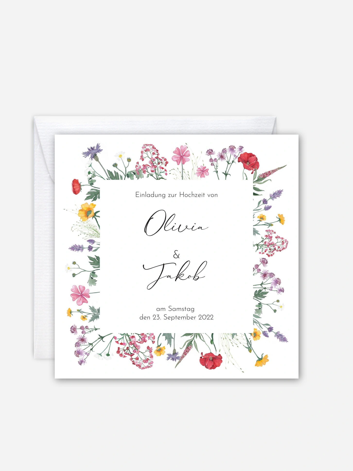 Hochzeitseinladung Wildflowers