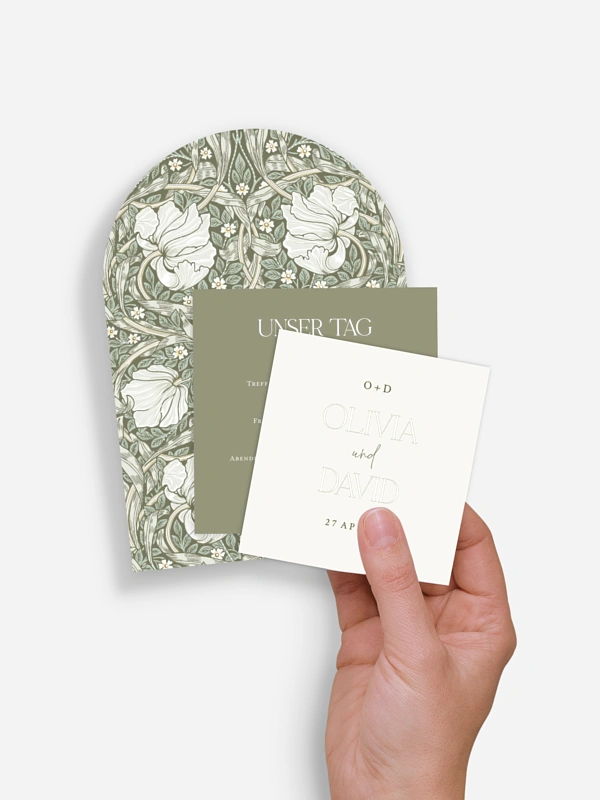 Hochzeitseinladung Pimpernel