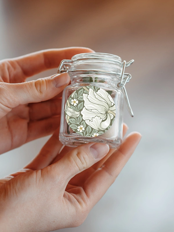 Geschenkaufkleber Hochzeit Pimpernel