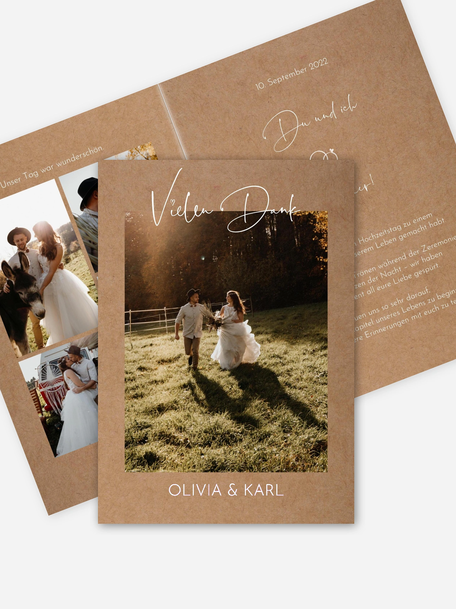 Dankeskarte Hochzeit Lovely Doodles
