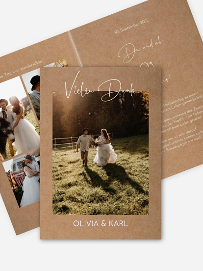 Dankeskarte Hochzeit Lovely Doodles