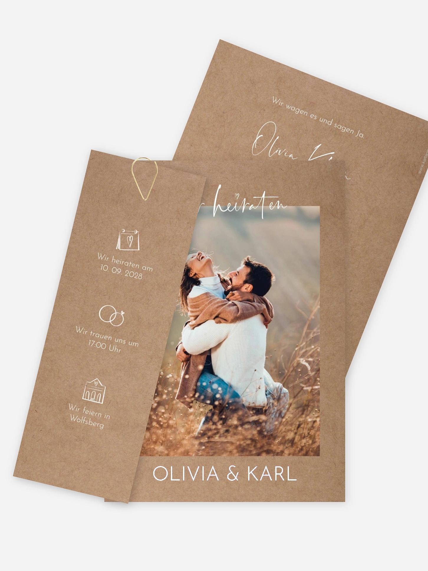 Hochzeitseinladung Lovely Doodles