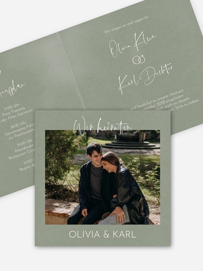 Hochzeitseinladung Lovely Doodles