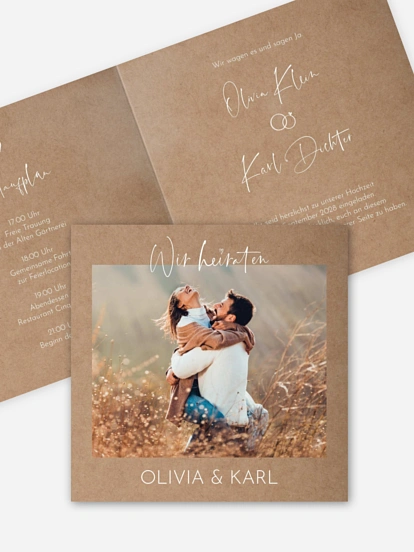 Hochzeitseinladung Lovely Doodles