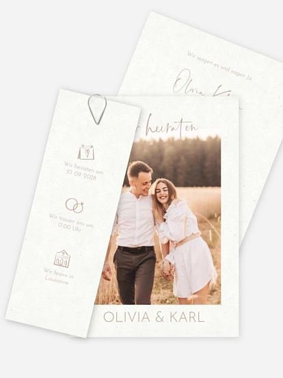 Hochzeitseinladung Lovely Doodles