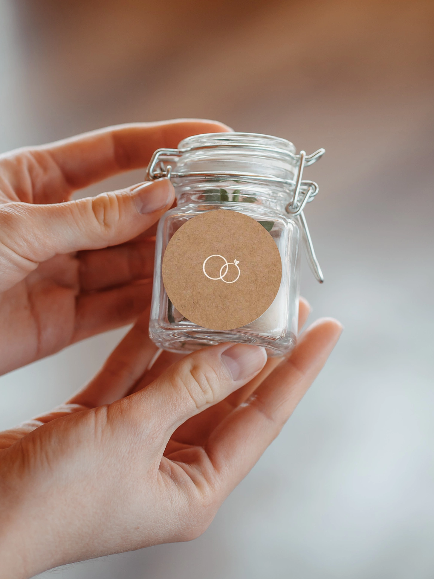 Geschenkaufkleber Hochzeit Lovely Doodles