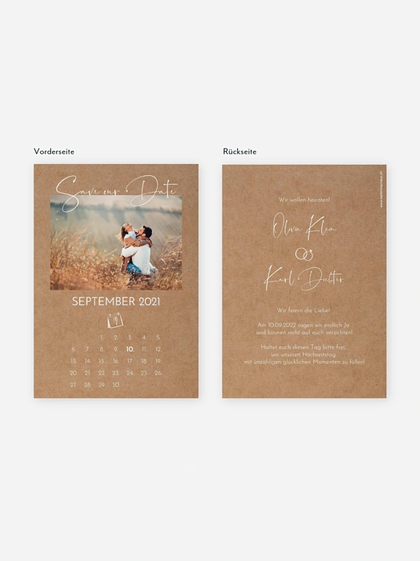 Save-the-Date Karte Lovely Doodles