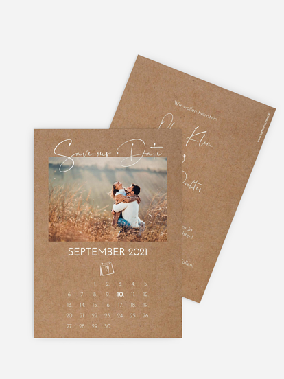 Save-the-Date Karte Lovely Doodles