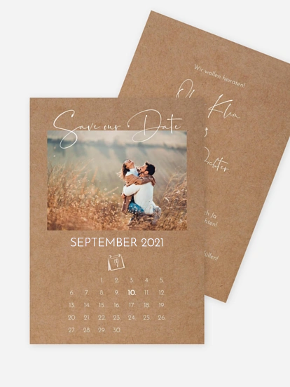 Save-the-Date Karte Lovely Doodles