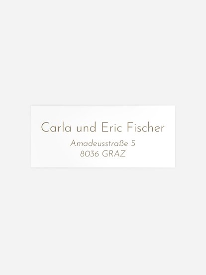 Absenderaufkleber Geburt Symbols of Love