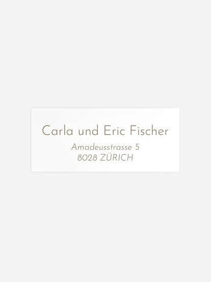 Absenderaufkleber Geburt Symbols of Love